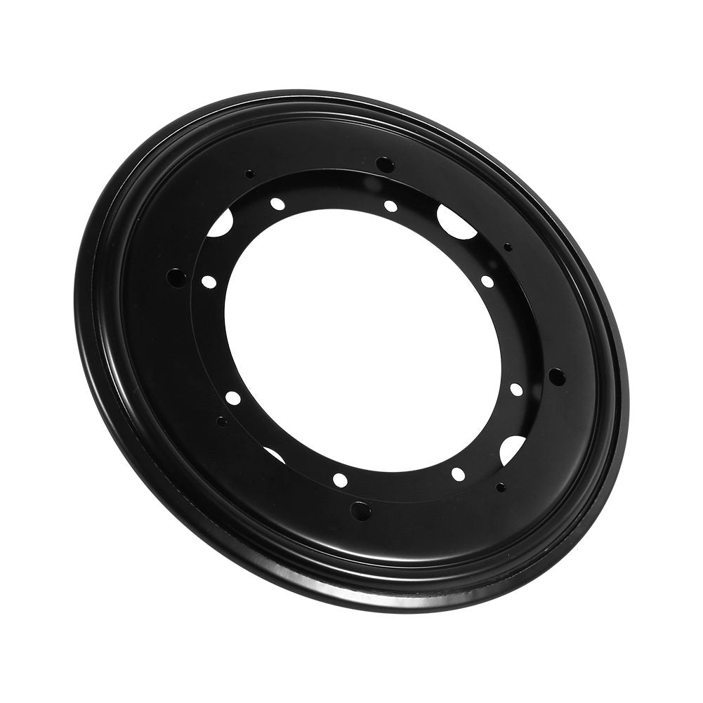 Heavy Duty Round Galvanized Lazy Susan Turntable Bearing Rotating Swivel Plate (9" Black)