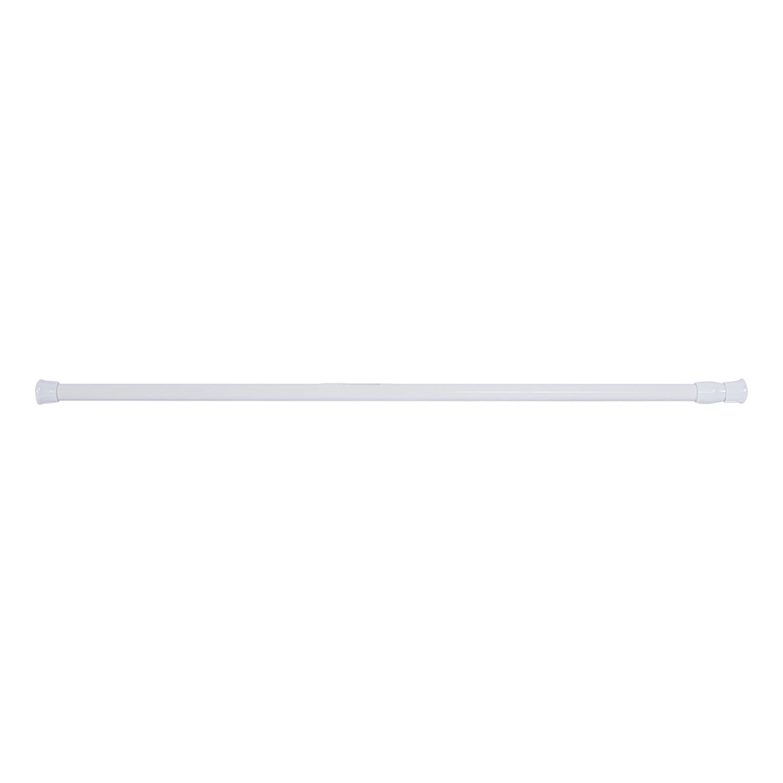 Extendable Spring Telescopic Shower Bathroom Window Curtain Rail Loaded Pole Rod 55‑90cm