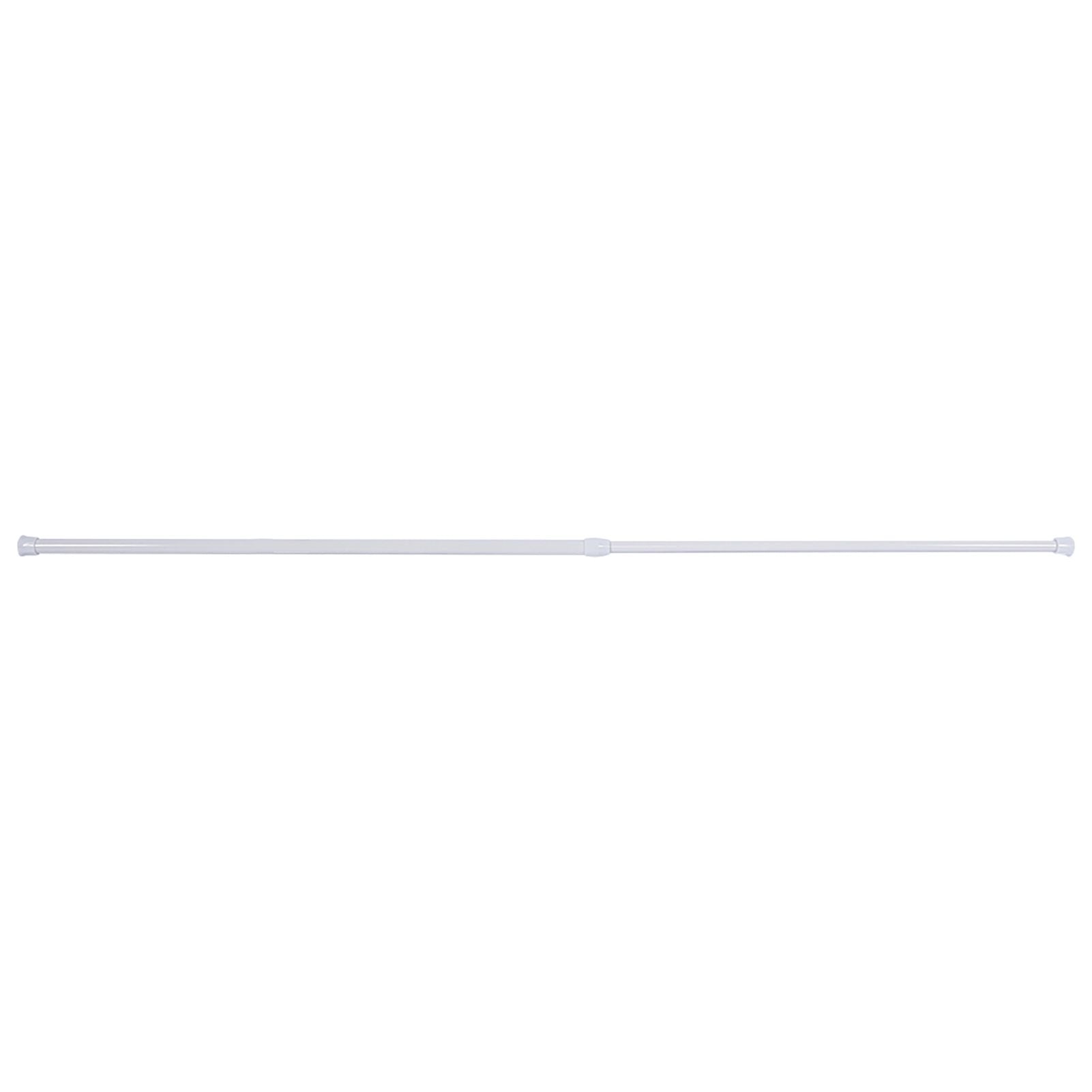 Extendable Spring Telescopic Shower Bathroom Window Curtain Rail Loaded Pole Rod 55‑90cm