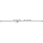 Extendable Spring Telescopic Shower Bathroom Window Curtain Rail Loaded Pole Rod 55‑90cm