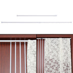 Extendable Spring Telescopic Shower Bathroom Window Curtain Rail Loaded Pole Rod 55‑90cm