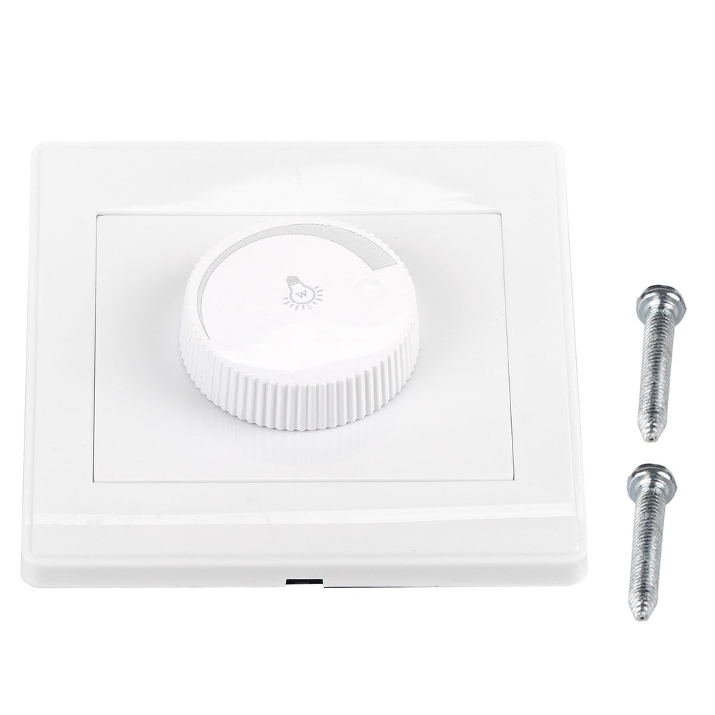 1Pcs Practical Home Wall Mounted Rotary Knob Lamp Brightness Controller Panel Dimmer Switch New