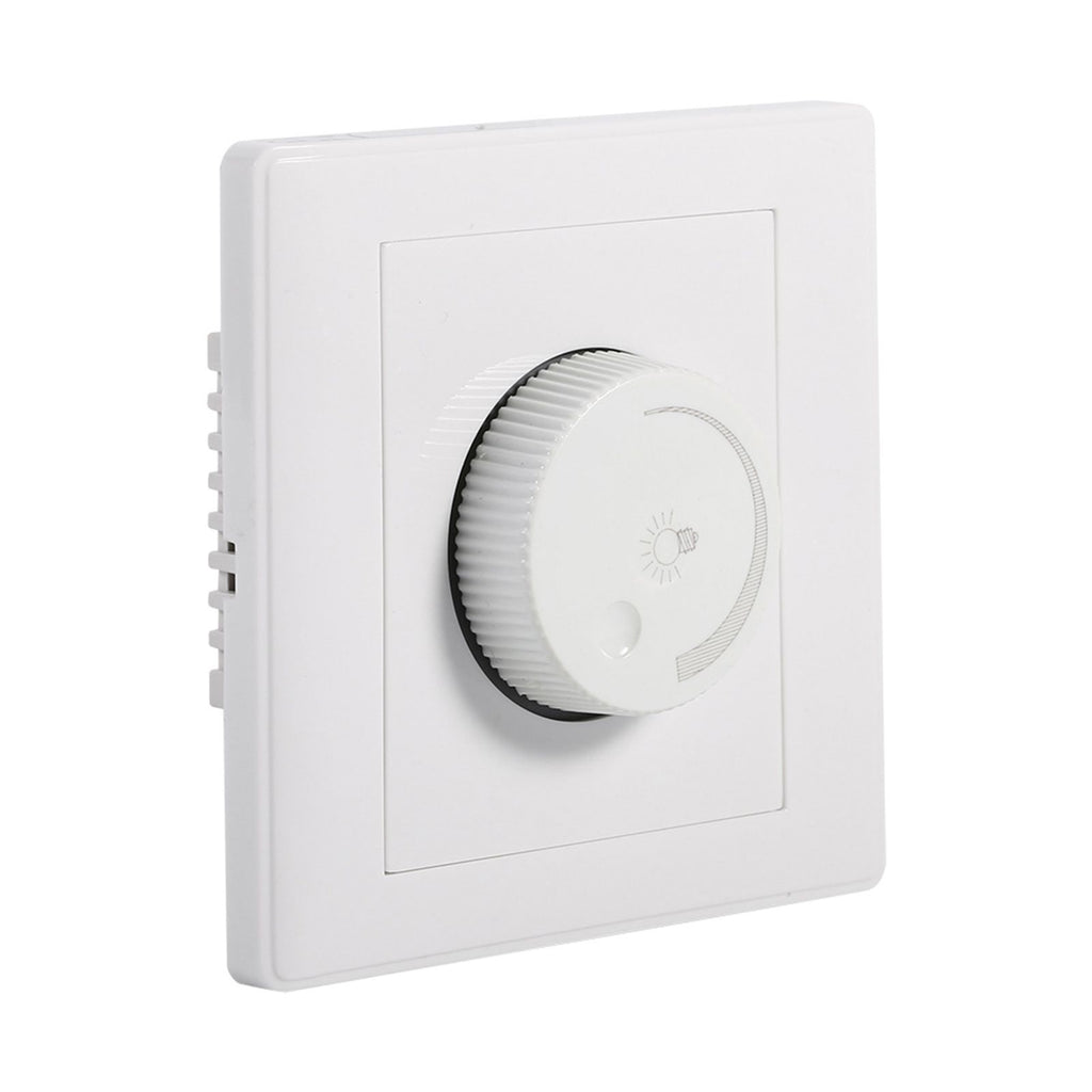 1Pcs Practical Home Wall Mounted Rotary Knob Lamp Brightness Controller Panel Dimmer Switch New