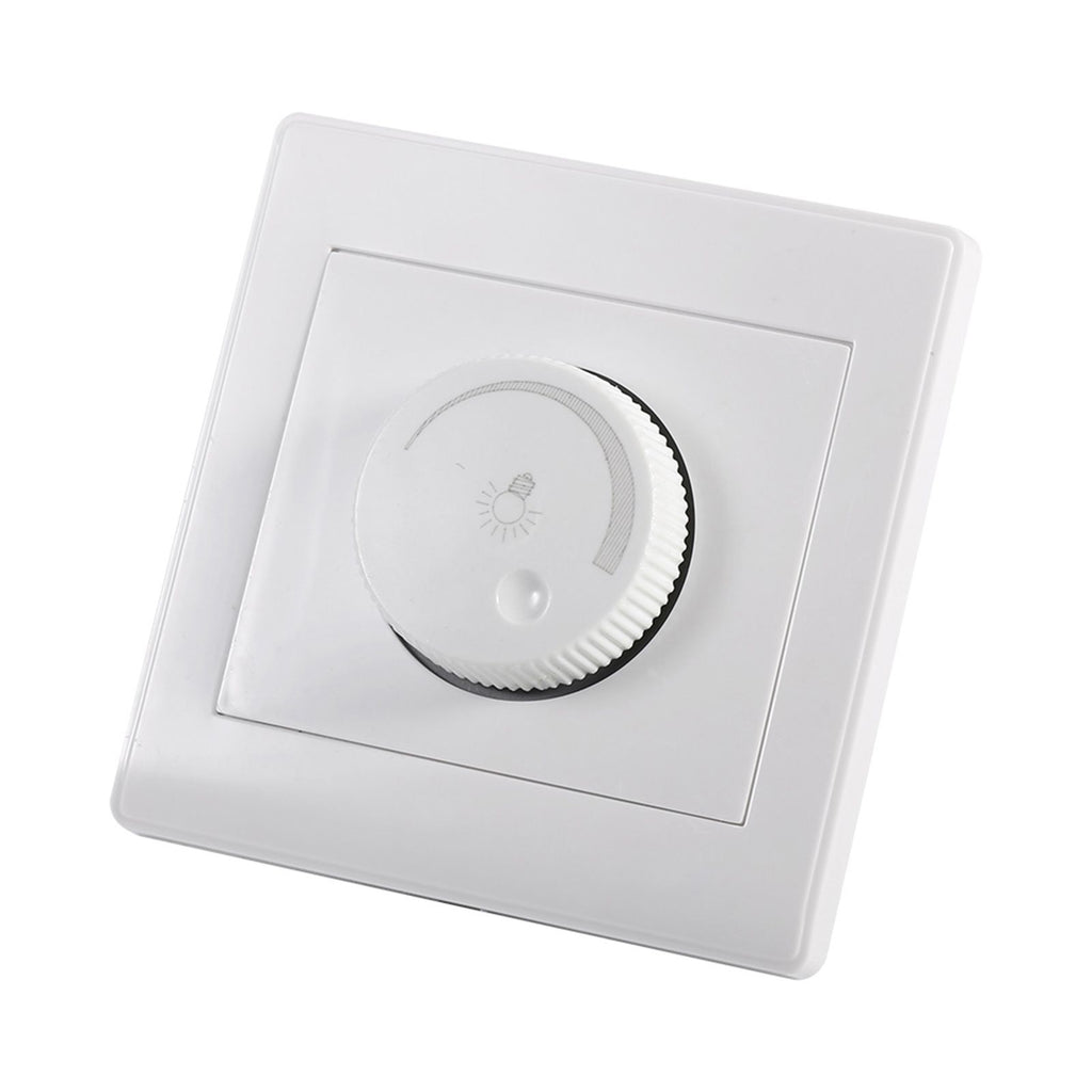 1Pcs Practical Home Wall Mounted Rotary Knob Lamp Brightness Controller Panel Dimmer Switch New