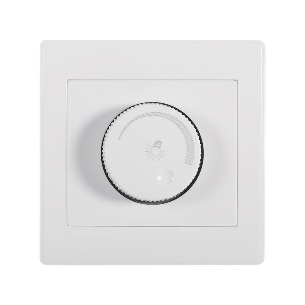 1Pcs Practical Home Wall Mounted Rotary Knob Lamp Brightness Controller Panel Dimmer Switch New