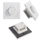 1Pcs Practical Home Wall Mounted Rotary Knob Lamp Brightness Controller Panel Dimmer Switch New