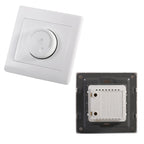 1Pcs Practical Home Wall Mounted Rotary Knob Lamp Brightness Controller Panel Dimmer Switch New