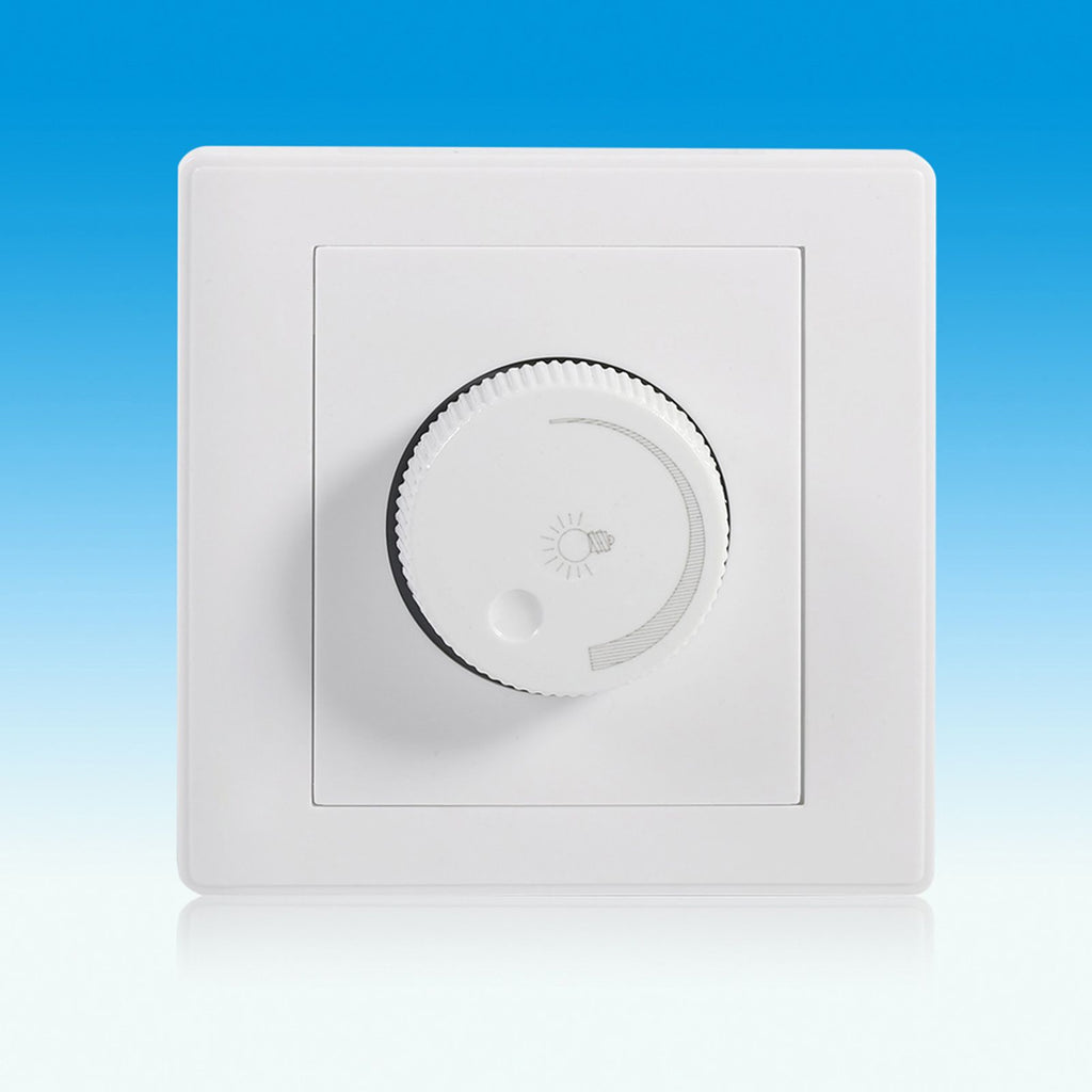 1Pcs Practical Home Wall Mounted Rotary Knob Lamp Brightness Controller Panel Dimmer Switch New