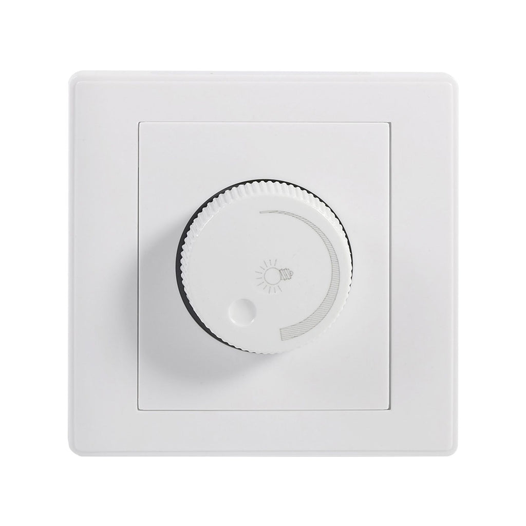 1Pcs Practical Home Wall Mounted Rotary Knob Lamp Brightness Controller Panel Dimmer Switch New