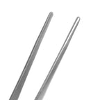 Stainless Steel Silver Long Food Tongs Straight Home Medical Tweezers Garden Kitchen Tool 30cm