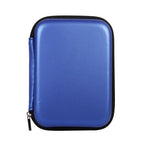 Digital Accessories Cable Earphone Storage Organizer USB Flash Drive Case Bag Hot (Dark Blue)