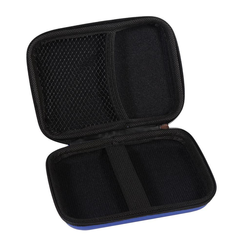 Digital Accessories Cable Earphone Storage Organizer USB Flash Drive Case Bag Hot (Dark Blue)