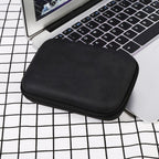 Digital Accessories Cable Earphone Storage Organizer USB Flash Drive Case Bag Hot (Black)