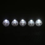 100Pcs/lot Round Flash Ball Lamps Balloon Lights Home Christmas Wedding Party Decor White