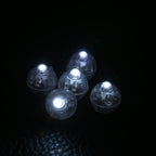 100Pcs/lot Round Flash Ball Lamps Balloon Lights Home Christmas Wedding Party Decor White