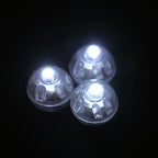 100Pcs/lot Round Flash Ball Lamps Balloon Lights Home Christmas Wedding Party Decor White