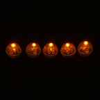 100Pcs/lot Round Flash Ball Lamps Balloon Lights Christmas Wedding Party Decoration Yellow