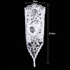 Vintage Syle Ivory Lace Flower Bride Bridal Rhinestone Sexy Fingerless Gloves Wedding Ivory