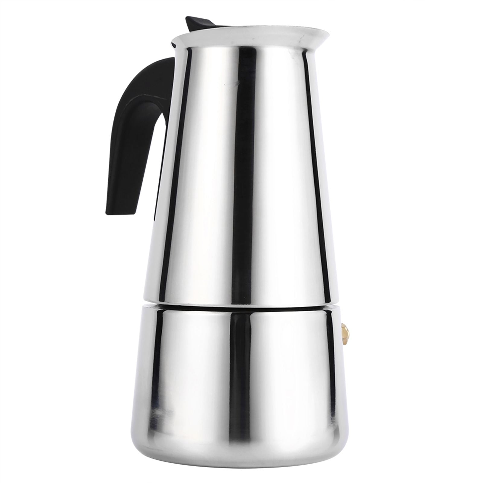 Stainless Steel Percolator Moka Pot Coffee Maker Stove Home Office Use (300ml)