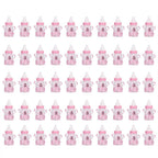 50Pcs Candy Chocolate Bottles Box For Baby Shower Party Favors Gifts Decorations (Pink)