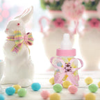 50Pcs Candy Chocolate Bottles Box For Baby Shower Party Favors Gifts Decorations (Pink)