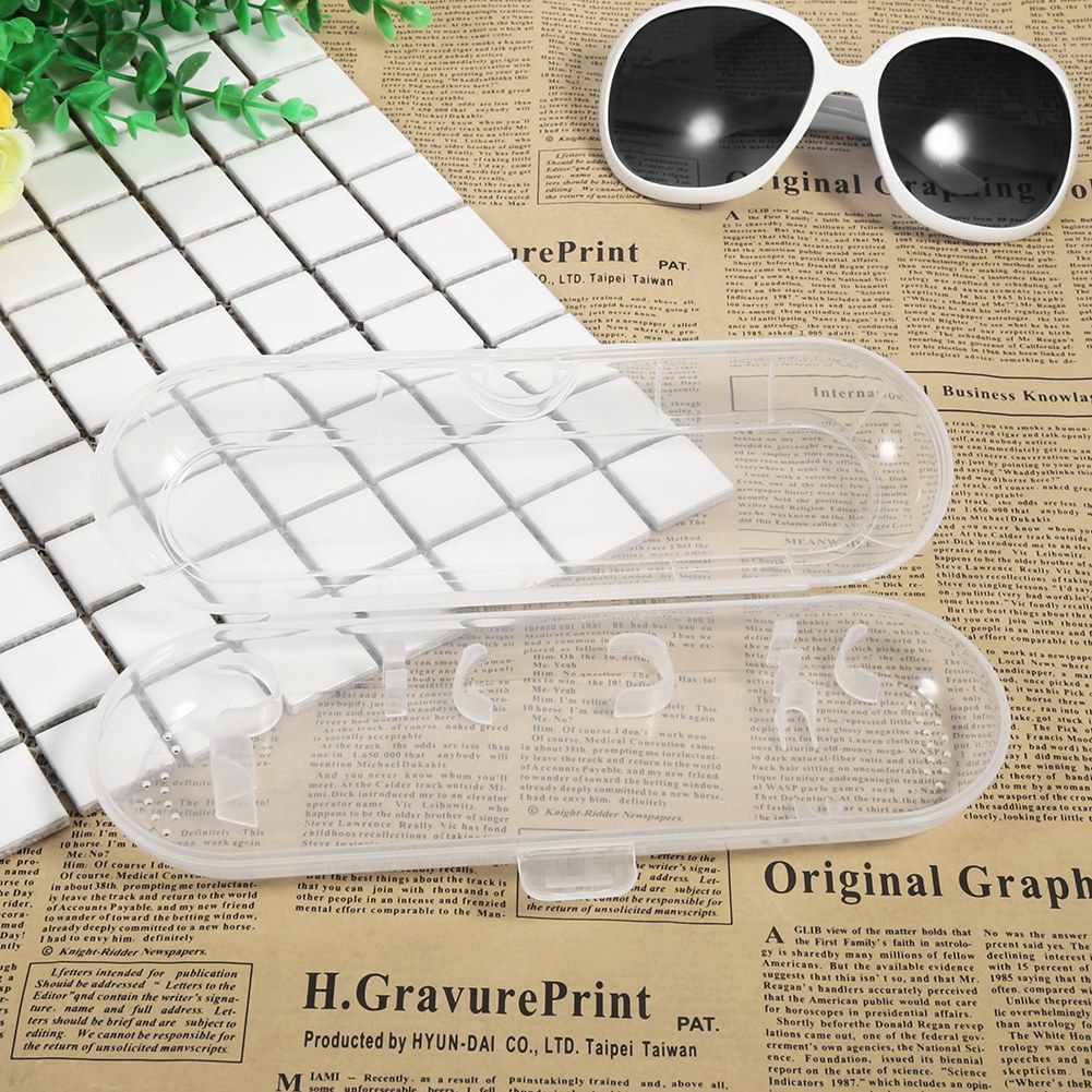 Plastic Electric Toothbrush Storage Organizer Box Case Holder Bathroom Travel Camping Portable