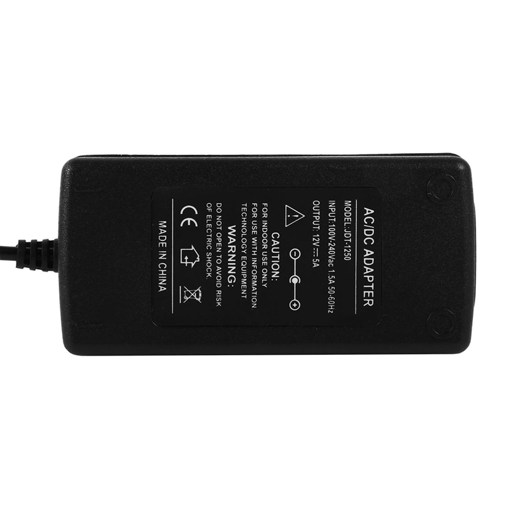1PC AC 100V-240V Converter Adapter DC 12V 5A 60W Power Supply for LED Light LCD Monitor