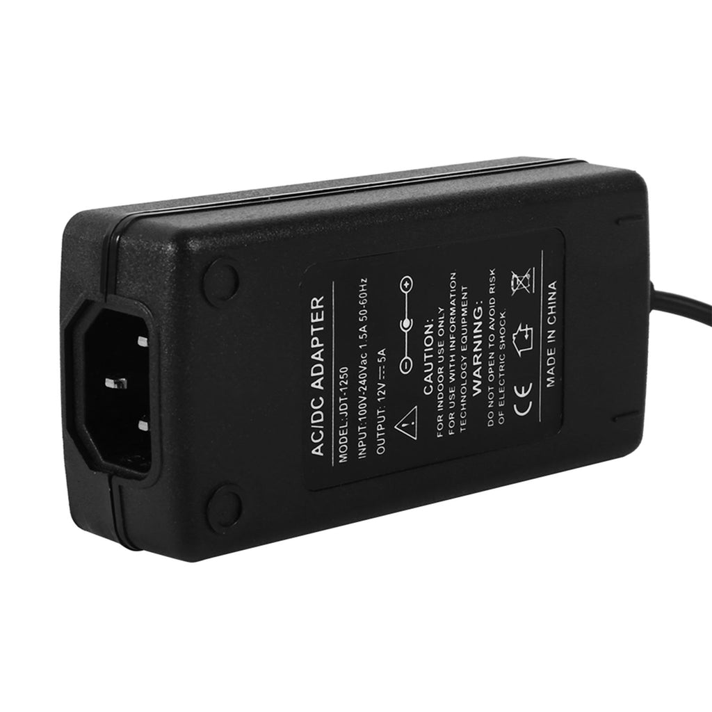 1PC AC 100V-240V Converter Adapter DC 12V 5A 60W Power Supply for LED Light LCD Monitor