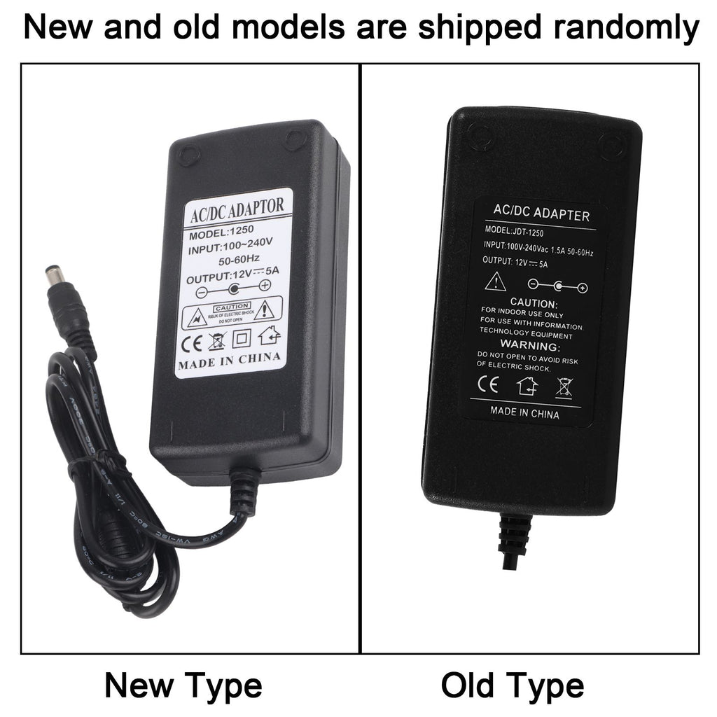 1PC AC 100V-240V Converter Adapter DC 12V 5A 60W Power Supply for LED Light LCD Monitor