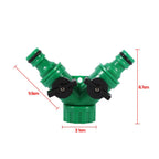 1Pcs 3‑Way Adapter Y Connector Adaptor Switch Garden Watering Drip Irrigation Hose Pipe 3/4"