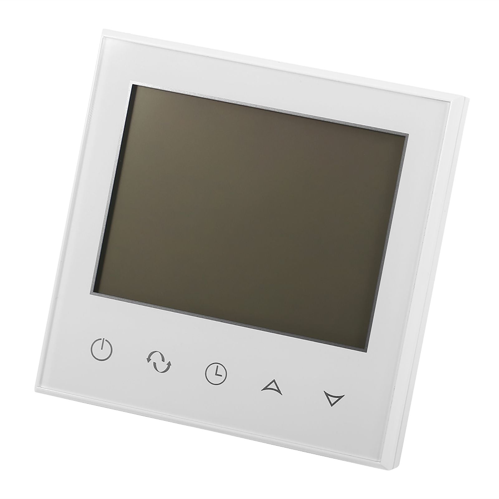 Digital Touch Screen LCD Programmable Thermostat Intelligent Temperature Controller White
