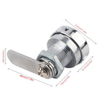 3 Digit Code Combination Cam Cabinet Silver Stainless Steel Convenient Password Security Coded Lock #1