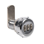 3 Digit Code Combination Cam Cabinet Silver Stainless Steel Convenient Password Security Coded Lock #2