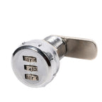 3 Digit Code Combination Cam Cabinet Silver Stainless Steel Convenient Password Security Coded Lock #2