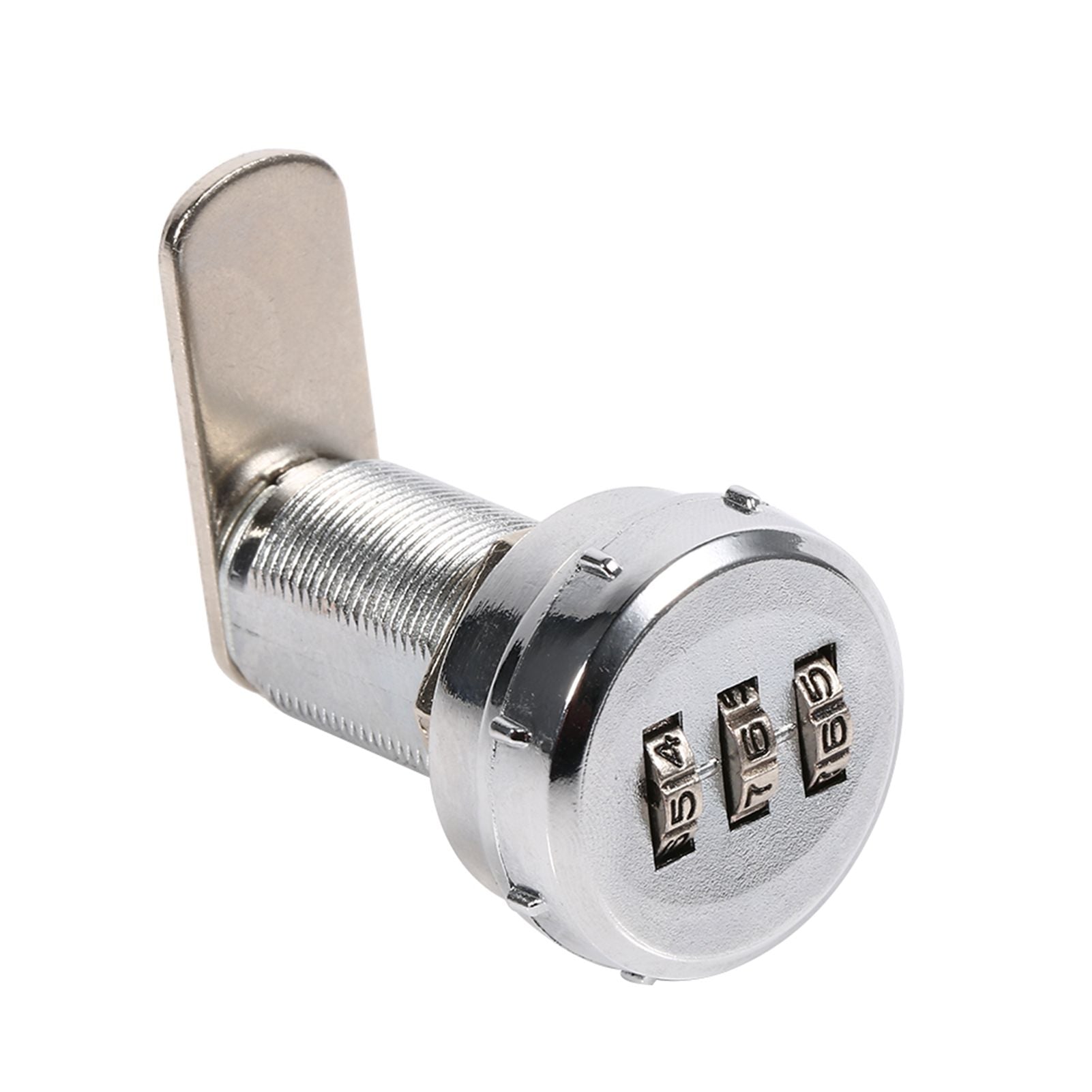3 Digit Code Combination Cam Cabinet Silver Stainless Steel Convenient Password Security Coded Lock #3