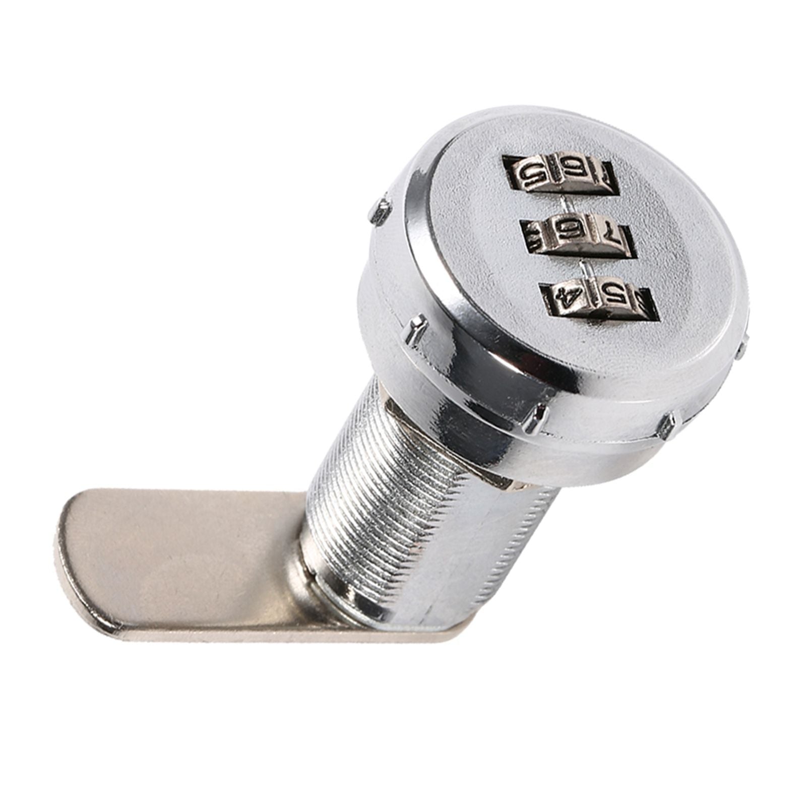 3 Digit Code Combination Cam Cabinet Silver Stainless Steel Convenient Password Security Coded Lock #3