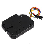 DC 12V 2A Electromagnetic Electric Control Cabinet Drawer Lockers Lock Steel Black