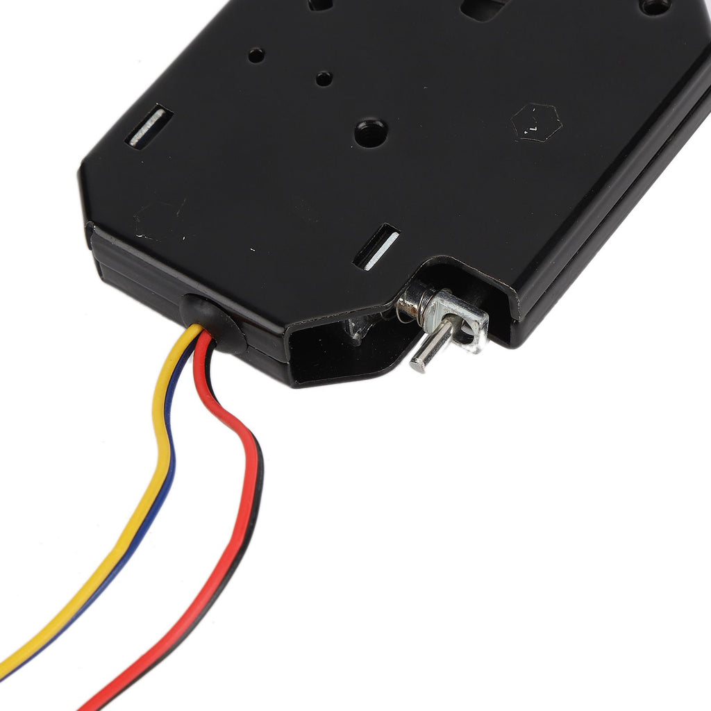 DC 12V 2A Electromagnetic Electric Control Cabinet Drawer Lockers Lock Steel Black