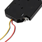 DC 12V 2A Electromagnetic Electric Control Cabinet Drawer Lockers Lock Steel Black