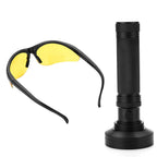 UV Flashlight Pet Stain Urine Detector Bright 100 LEDs Blacklight Torch with UV Sunglasses for