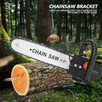 12inch Chainsaw Bracket Changed Angle Grinder Into Chain Saw Woodworking Tool