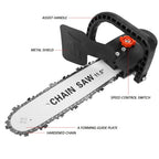 12inch Chainsaw Bracket Changed Angle Grinder Into Chain Saw Woodworking Tool