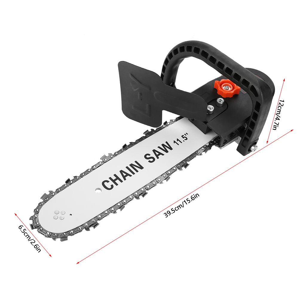 12inch Chainsaw Bracket Changed Angle Grinder Into Chain Saw Woodworking Tool