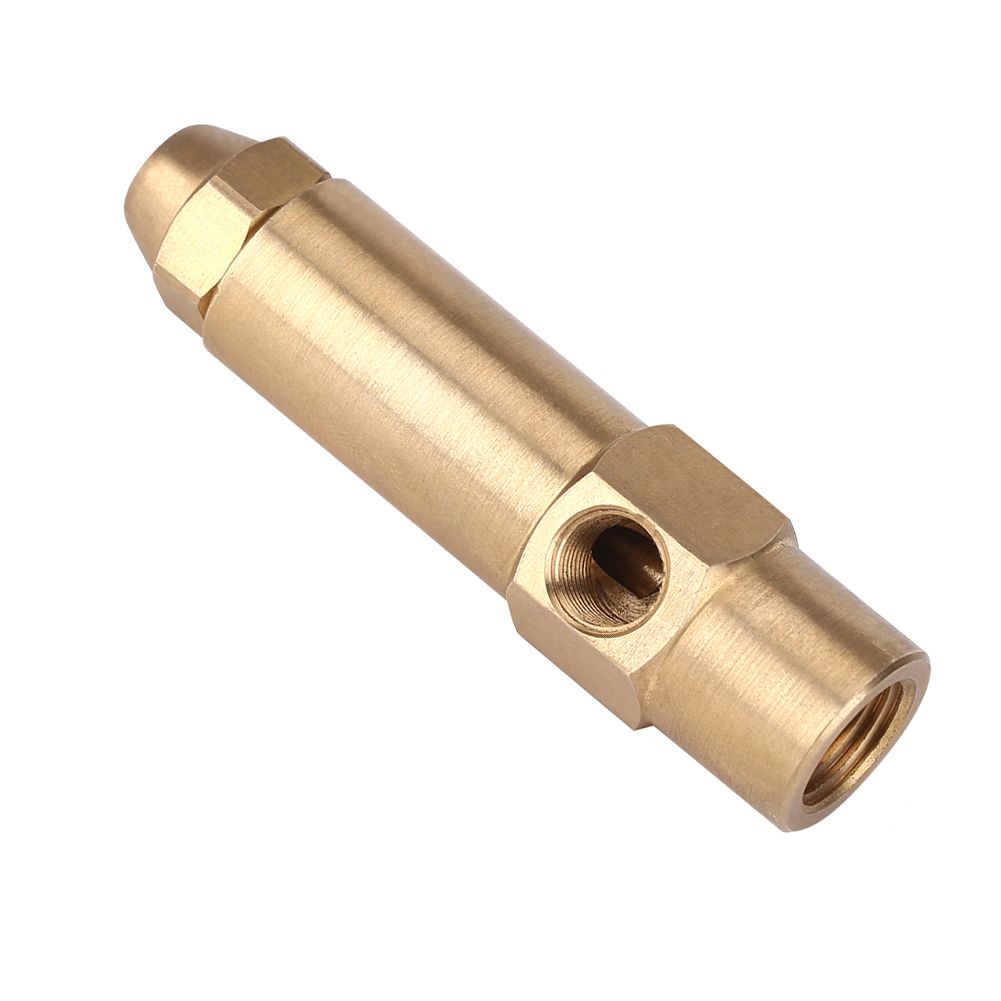 Solid Brass Construction Diesel Heavy Oil Waste Fuel Burner Nozzle 2.0mm Bore Diameter