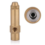 Solid Brass Construction Diesel Heavy Oil Waste Fuel Burner Nozzle 2.0mm Bore Diameter