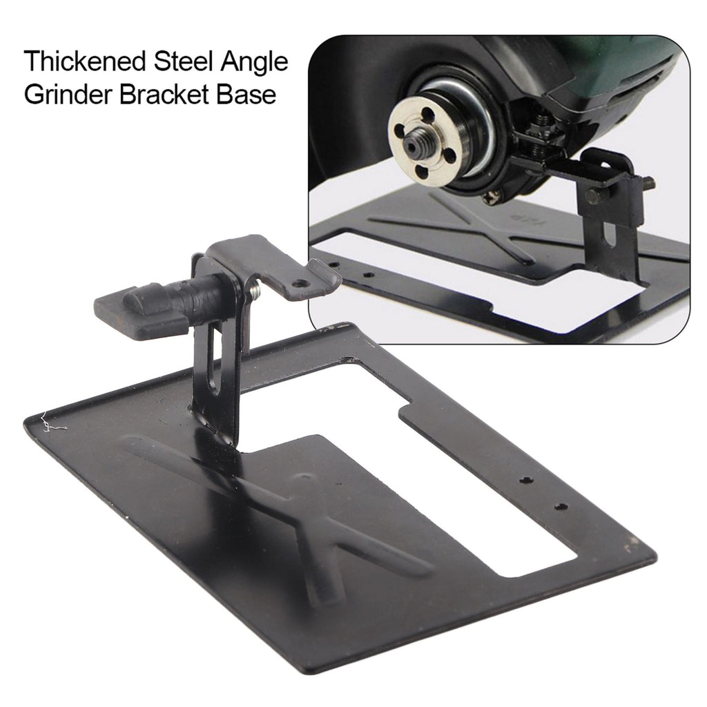 Thickened Steel Angle Grinder Bracket Holder Cutting Machine Base 2‑3cm Adjustable