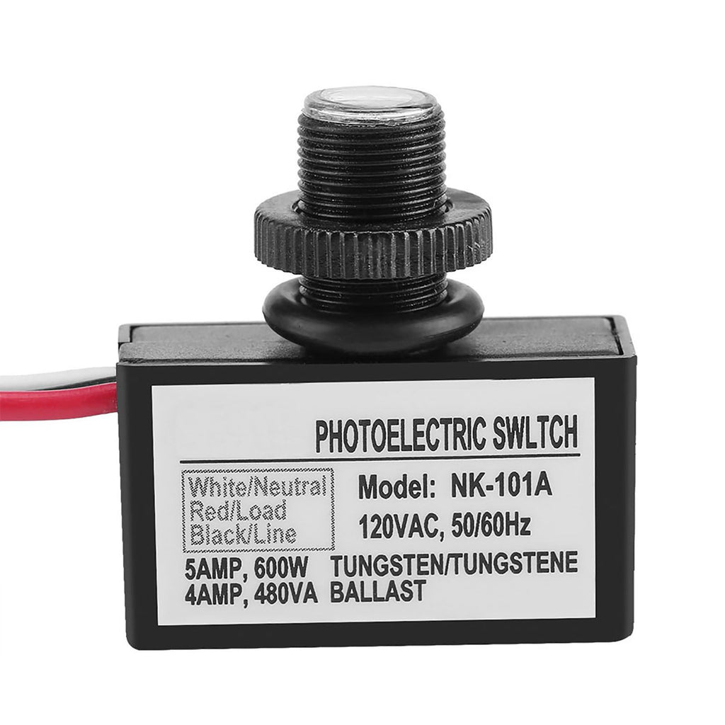 120VAC Light Sensor Control Automatic On Off Photoelectric Switch for Lighting Fixtures
