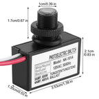 120VAC Light Sensor Control Automatic On Off Photoelectric Switch for Lighting Fixtures