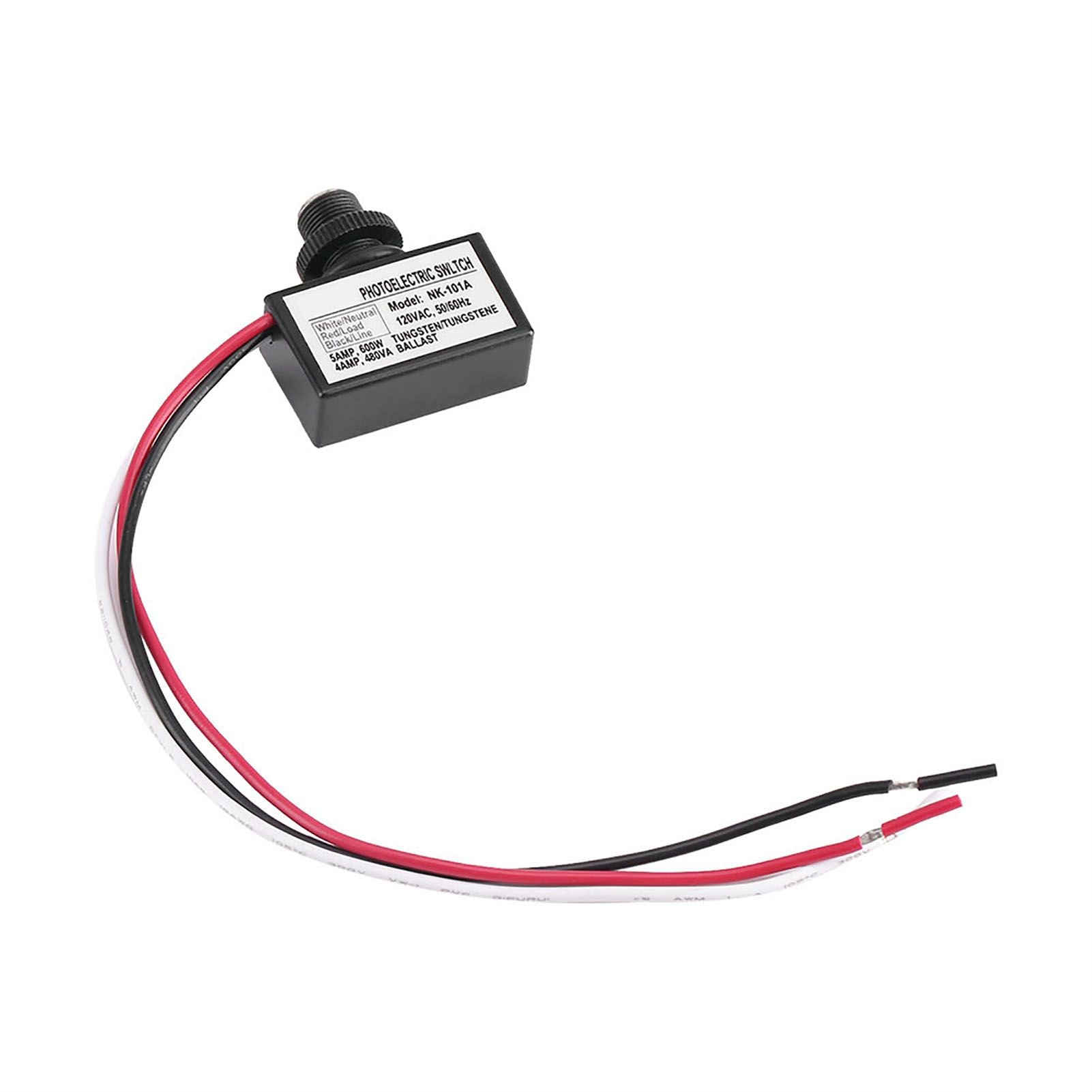 120VAC Light Sensor Control Automatic On Off Photoelectric Switch for Lighting Fixtures