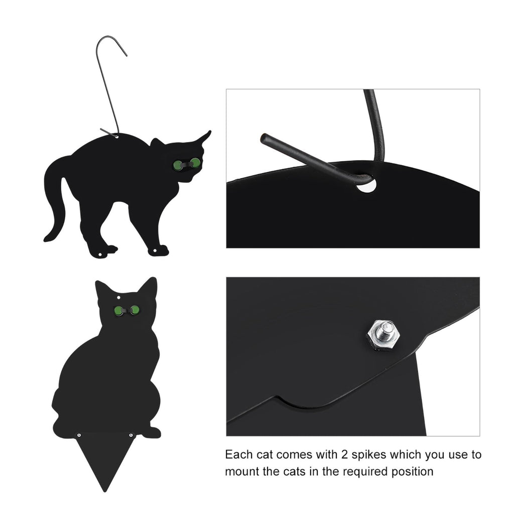 3 x Mental Scarers Cats Stop Pest Control Get Rid Pests Garden Scarer